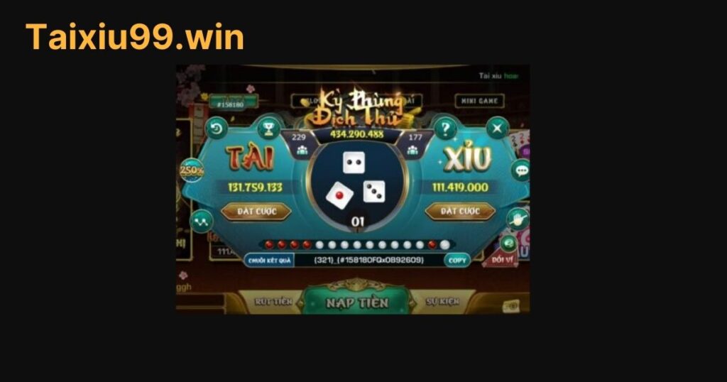 Tài xỉu iwin trực tuyến