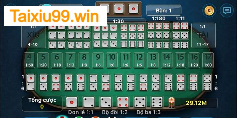 Không đánh quá nhỏ lẻ khi chơi tài xỉu