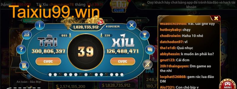 Tài xỉu Hit Club nổi đình đám trên thị trường