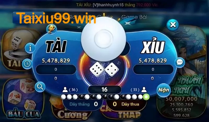Tài xỉu mini game tích hợp công nghệ 3D tân tiến