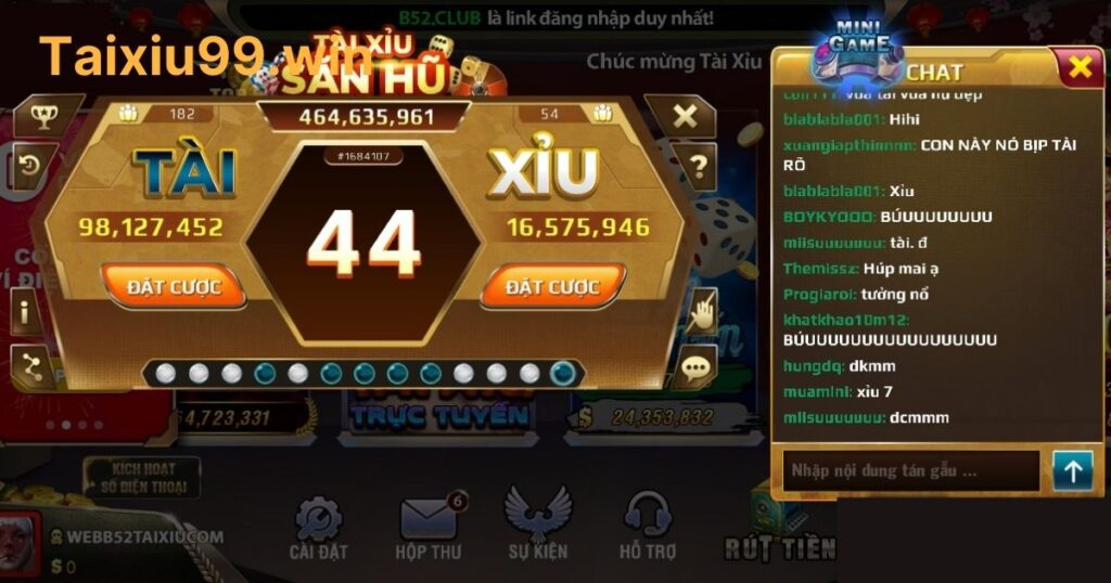 Tài xỉu online B52 đẳng cấp