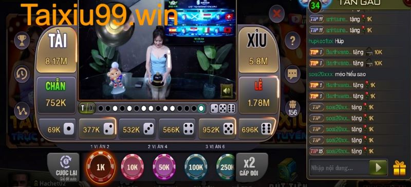 Tài xỉu tại Ak79 Club mang đến tỷ lệ thưởng hấp dẫn