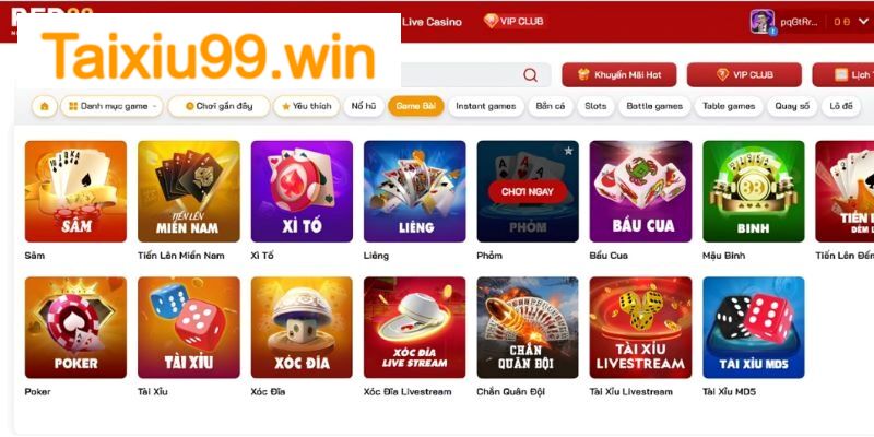 Hướng dẫn cách chơi tài xỉu tại Red88 siêu dễ  