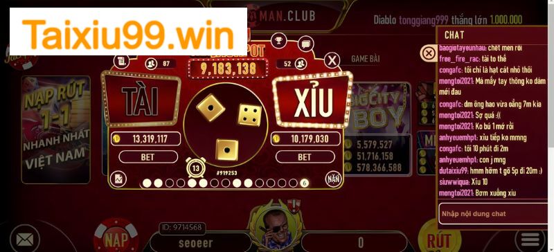 Khái niệm sơ lược về game tài xỉu Manclub 