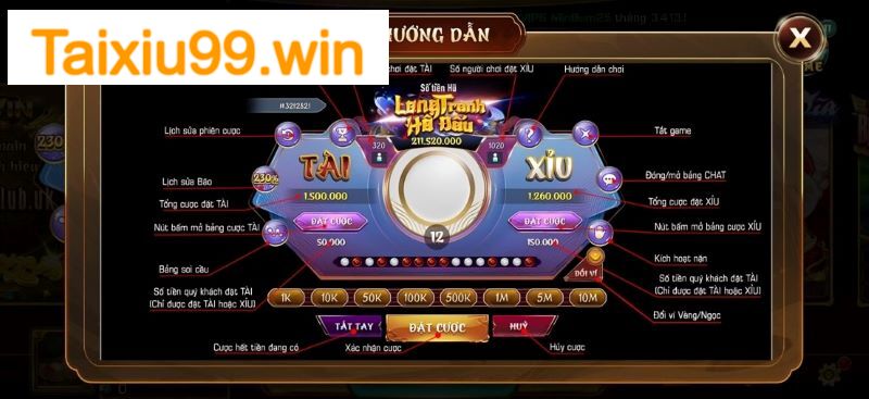 Luật chơi tài xỉu Iwin dành cho người mới 